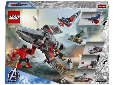 LEGO® Super Heroes 76292 - Captain America vs. Red Hulk Battle Preowned Building Kit
