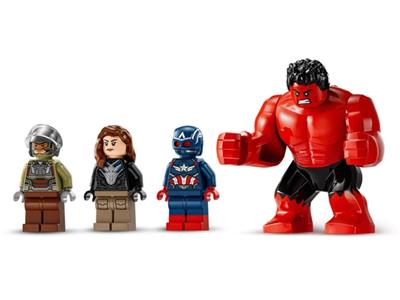 LEGO® Super Heroes 76292 - Captain America vs. Red Hulk Battle Preowned Building Kit