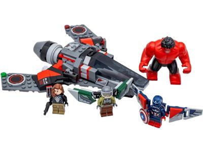 LEGO® Super Heroes 76292 - Captain America vs. Red Hulk Battle Preowned Building Kit