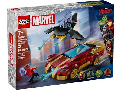 てー　1 LEGO® Super Heroes 76310-1 - Iron Man Car & Black Panther vs. Red Hulk