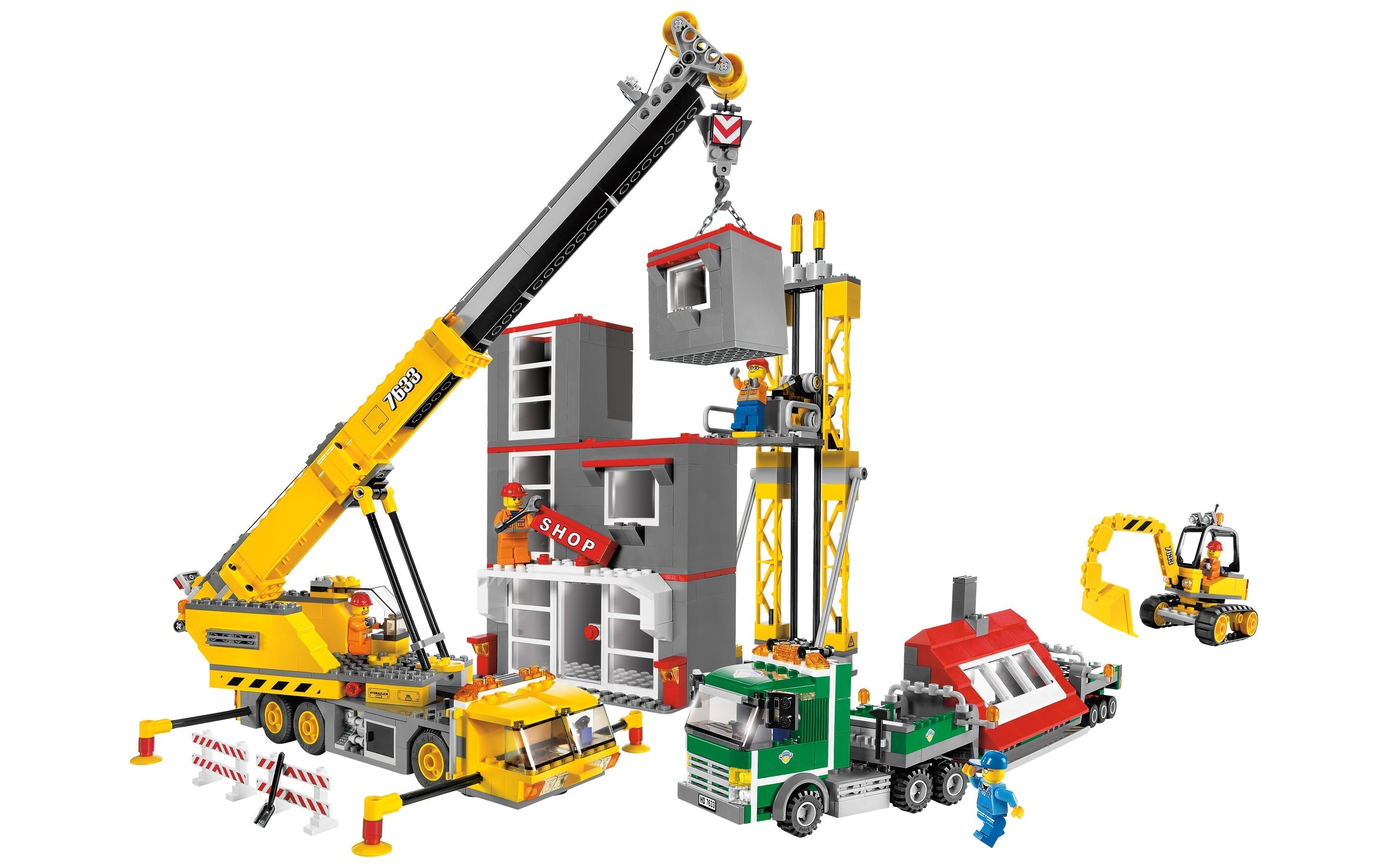 LEGO® City 7633 Construction Site Building Kit