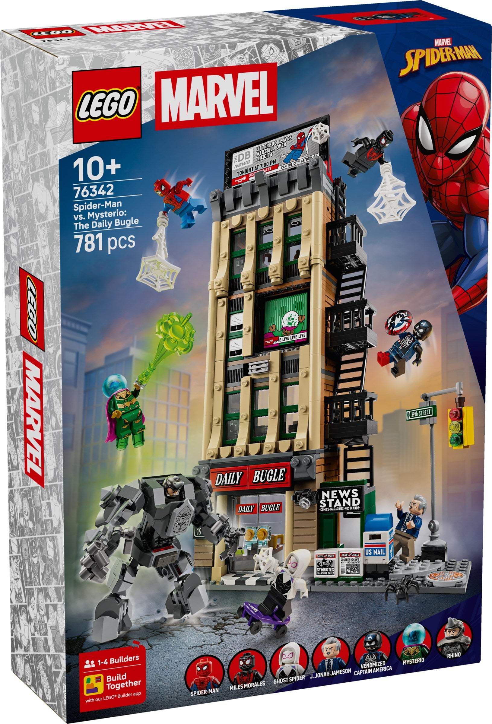 LEGO® Super Heroes 76342-1 Spider-Man vs. Mysterio: The Daily Bugle