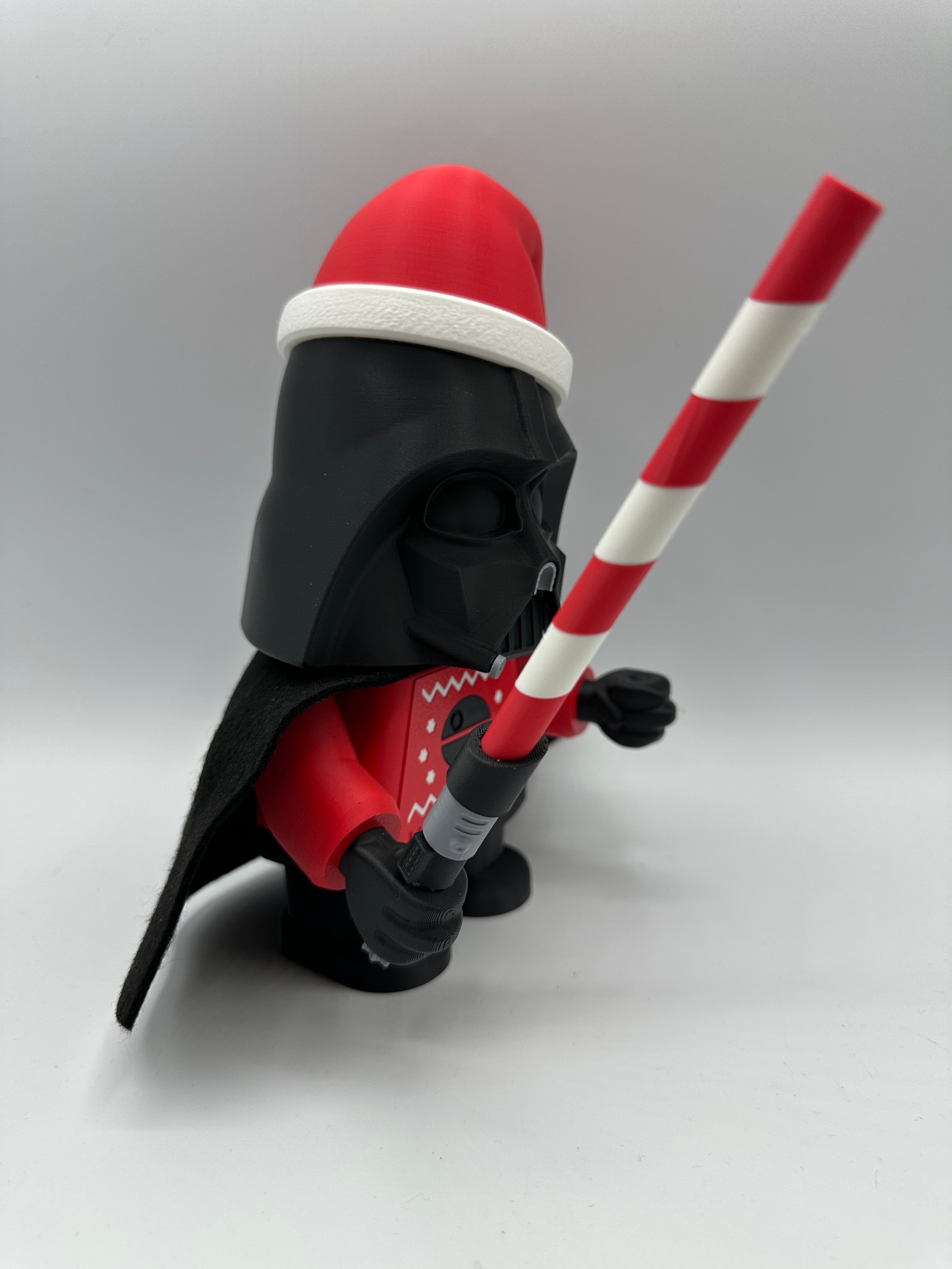 LEGO-inspired Holiday Star Wars Darth Vader Medium Scale 6"- 8" Chunk Display Figure Collectible