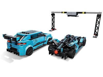 LEGO® SPEED CHAMPIONS 76898 - Formula E Panasonic Jaguar Racing GEN2 Car & Jaguar I-PACE eTROPHY Preowned Building Kit