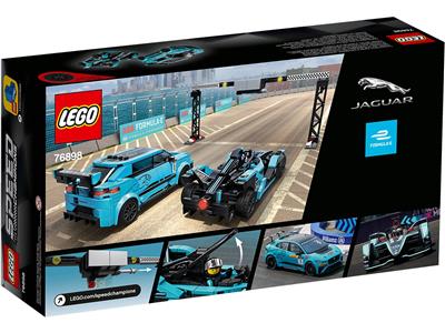 LEGO® SPEED CHAMPIONS 76898 - Formula E Panasonic Jaguar Racing GEN2 Car & Jaguar I-PACE eTROPHY Preowned Building Kit