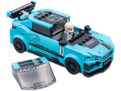 LEGO® SPEED CHAMPIONS 76898 - Formula E Panasonic Jaguar Racing GEN2 Car & Jaguar I-PACE eTROPHY Preowned Building Kit