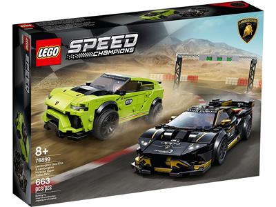 LEGO® SPEED CHAMPIONS 76899-1 Lamborghini Urus ST-X & Lamborghini Huracán Super Trofeo EVO