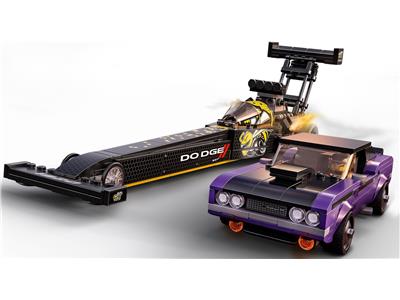 LEGO® SPEED CHAMPIONS 76904 - Mopar Dodge//SRT Top Fuel Dragster and 1970 Dodge Challenger T/A Preowned Building Kit