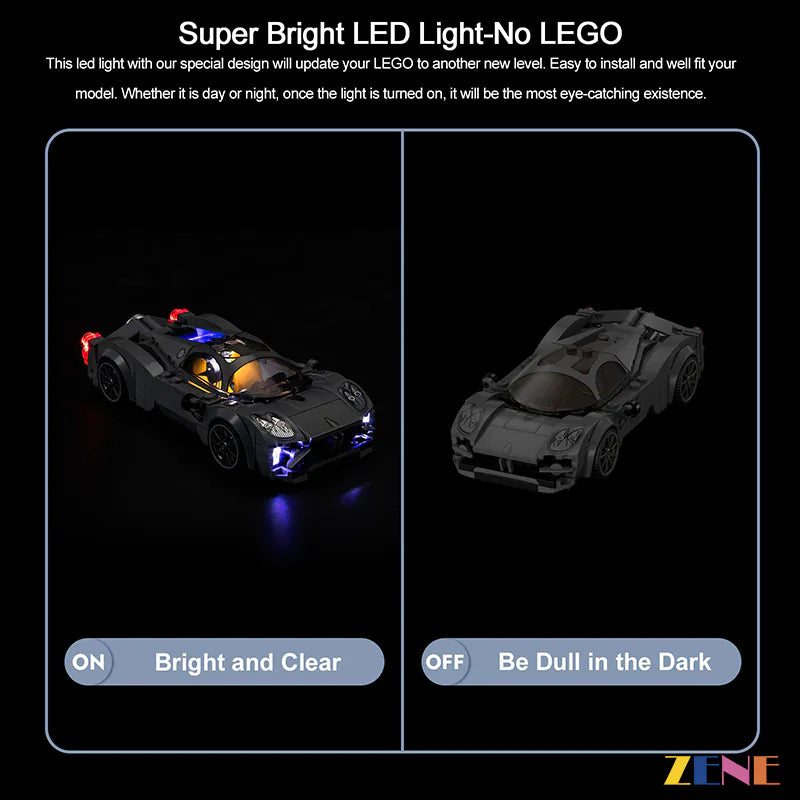 LEGO Light Kit for Pagani Utopia 76915