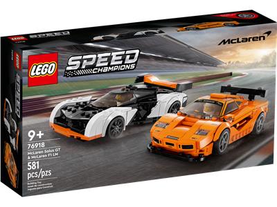 LEGO® Speed Champions 76918 McLaren Solus GT & McLaren F1 LM Building Kit
