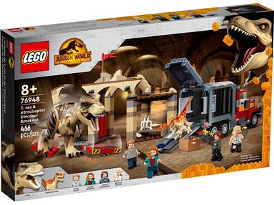 LEGO® Jurassic World 76948 T. Rex & Atrociraptor Dinosaur Breakout Building Kit