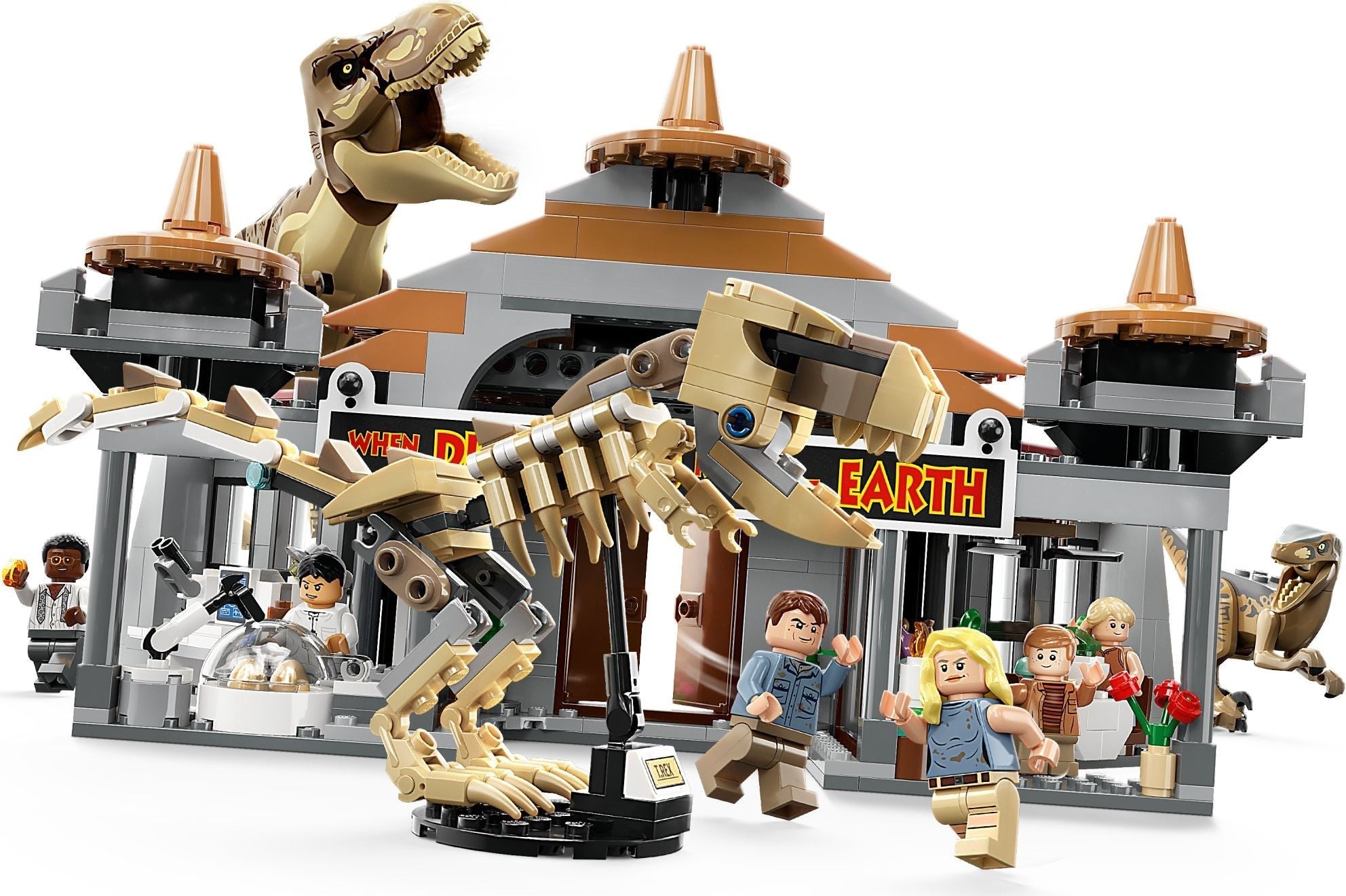LEGO® Jurassic World 76961 Visitor Center: T-Rex & Raptor Attack Building Kit