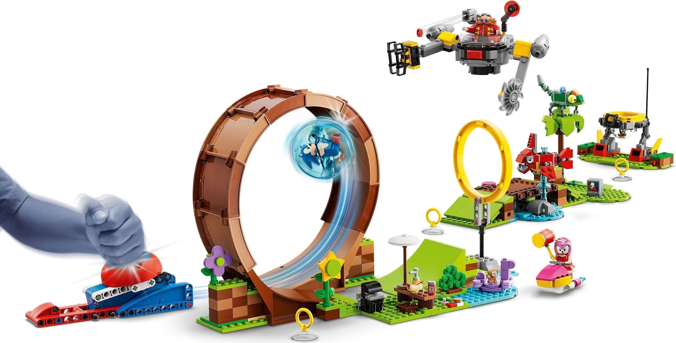 LEGO® Sonic the Hedgehog 76994 Sonics Green Hill Zone Loop Challenge Building Kit