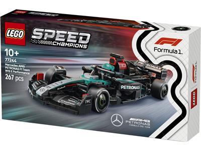 LEGO® SPEED CHAMPIONS 77244 - Mercedes-AMG PETRONAS W15 F1 Race Car Preowned Building Kit