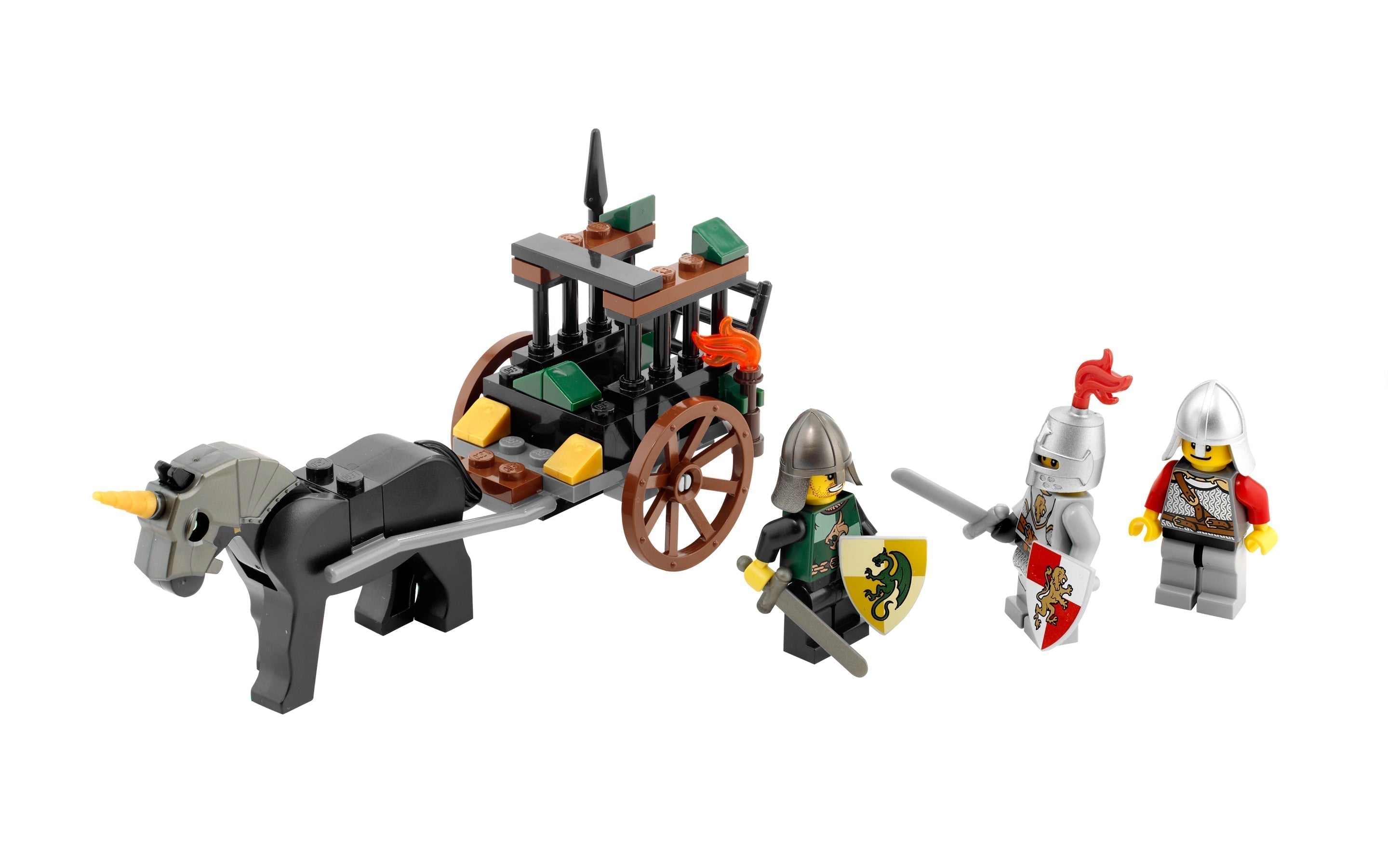 LEGO® Castle 7949 - Prison Carriage Rescue Preowned Building Kit