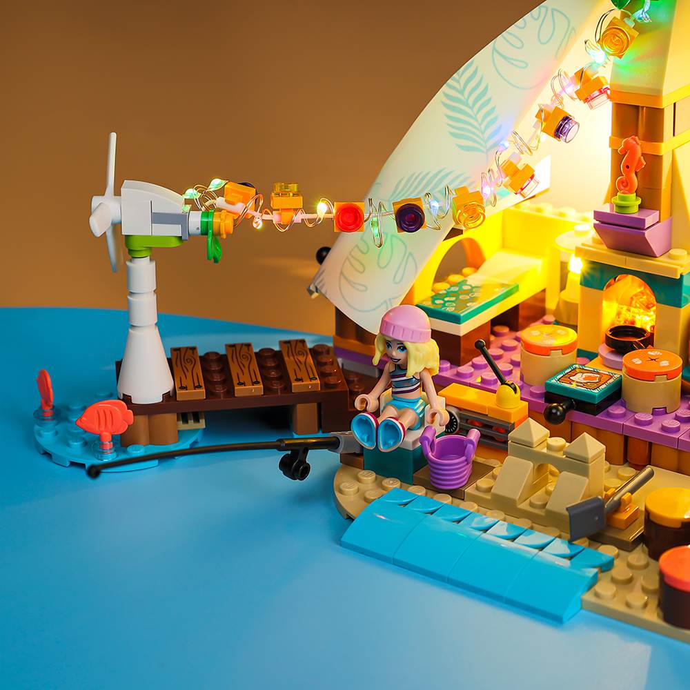 LEGO Light Kit for Stylish Beach Glamping 41700
