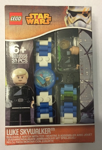LEGO® Watch Set, 8020356b SW Luke Skywalker, Orange Box, sw880a Artwork