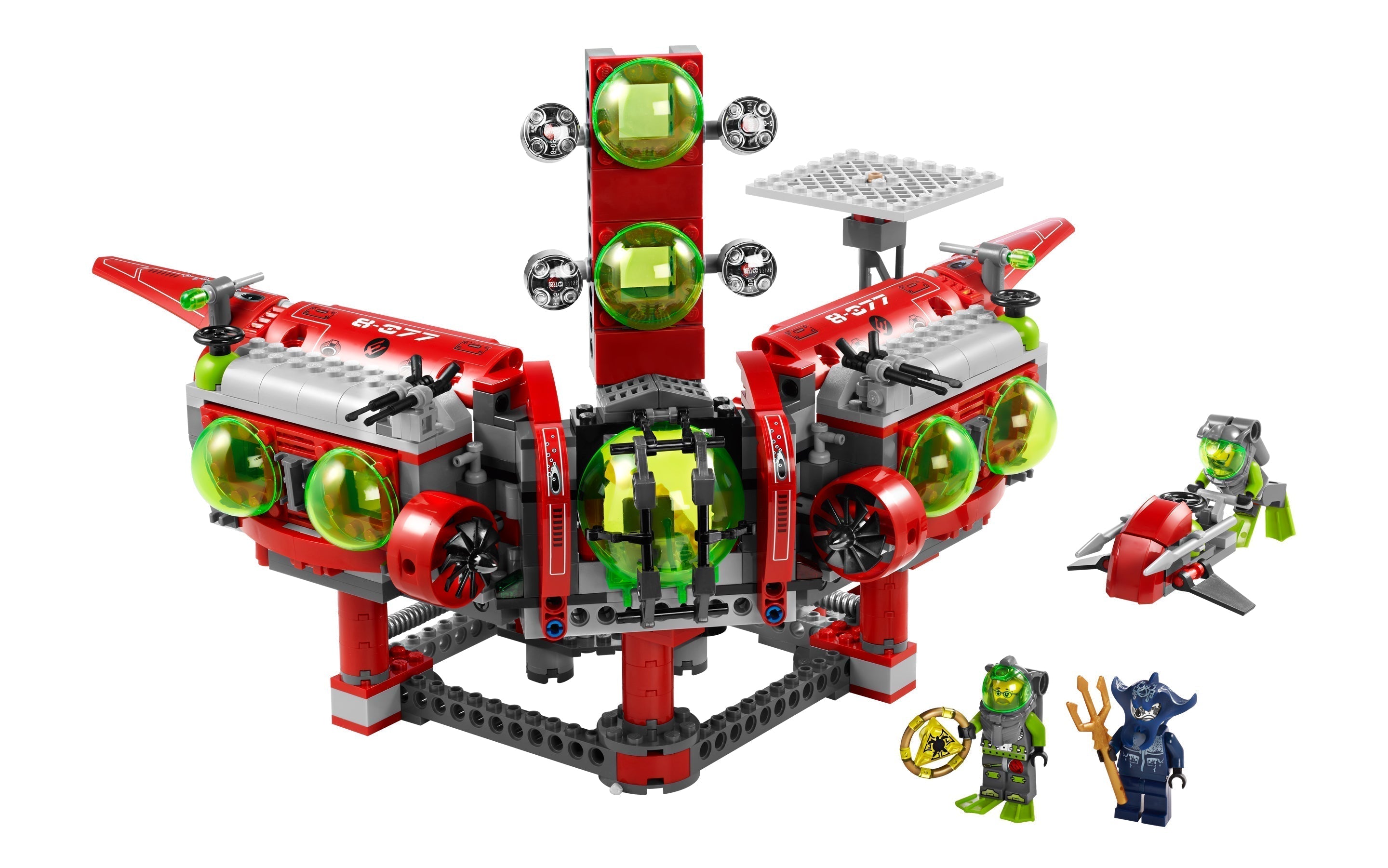 LEGO® Atlantis 8077 - Atlantis Exploration HQ Preowned Building Kit