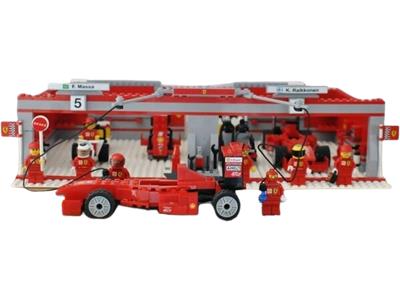 LEGO® Racers 8144-2 Ferrari 248 F1 team (Raikkonen edition) Preowned Building Kit