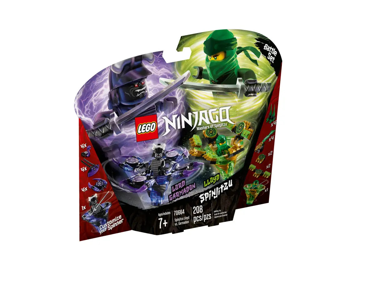 LEGO® NINJAGO 70664 Spinjitzu Lloyd vs Garmadon Building Kit