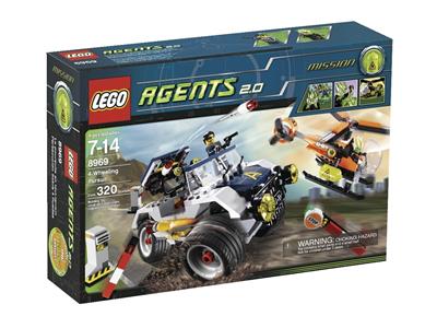 LEGO® Agents 8969 - 4-Wheeling Pursuit Preowned Building Kit