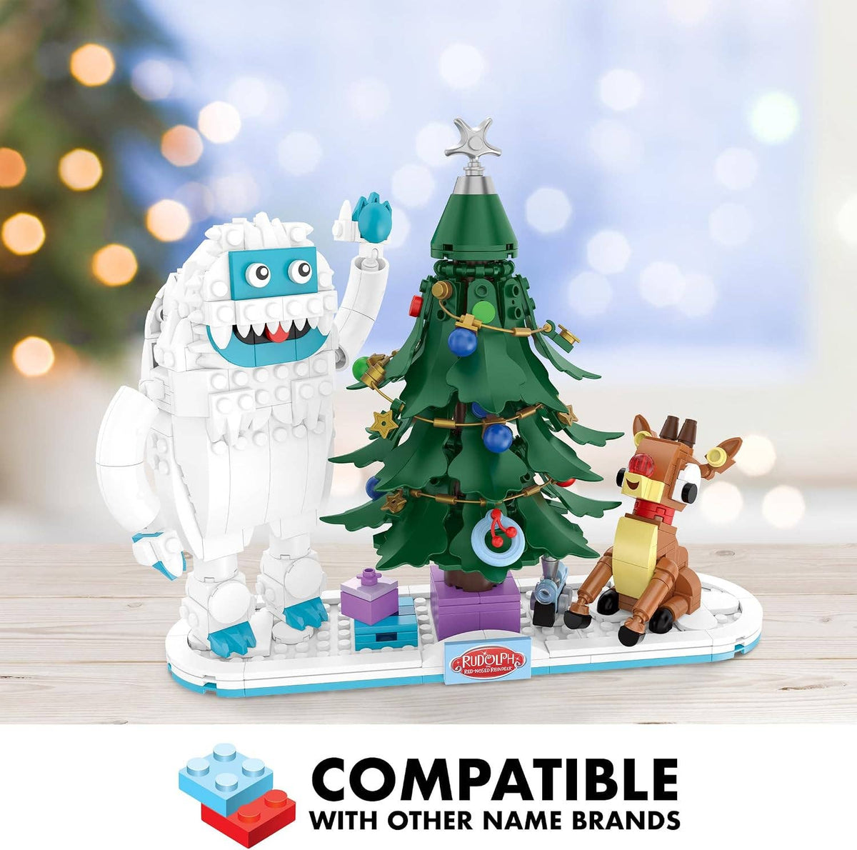 Bumble & Rudolph Christmas Tree Building Set 494pc