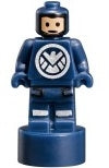 Preowned LEGO® Minifigure – Super Heroes 90398pb006 SHIELD Agent Statuette/Trophy
