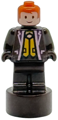 Preowned LEGO® Minifigure – Harry Potter 90398pb064 (Fred / George Weasley Statuette / Trophy - Bright Light Orange Vest (652