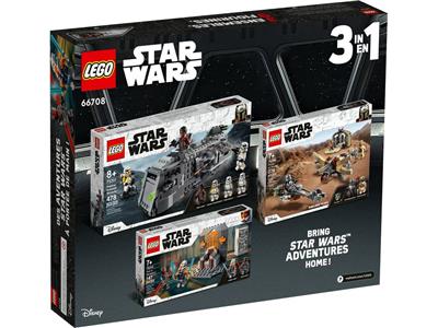 LEGO® Star Wars 66708 - Star Wars Bundle Pack 3 in 1 Galactic Adventures Pack Preowned Building Kit