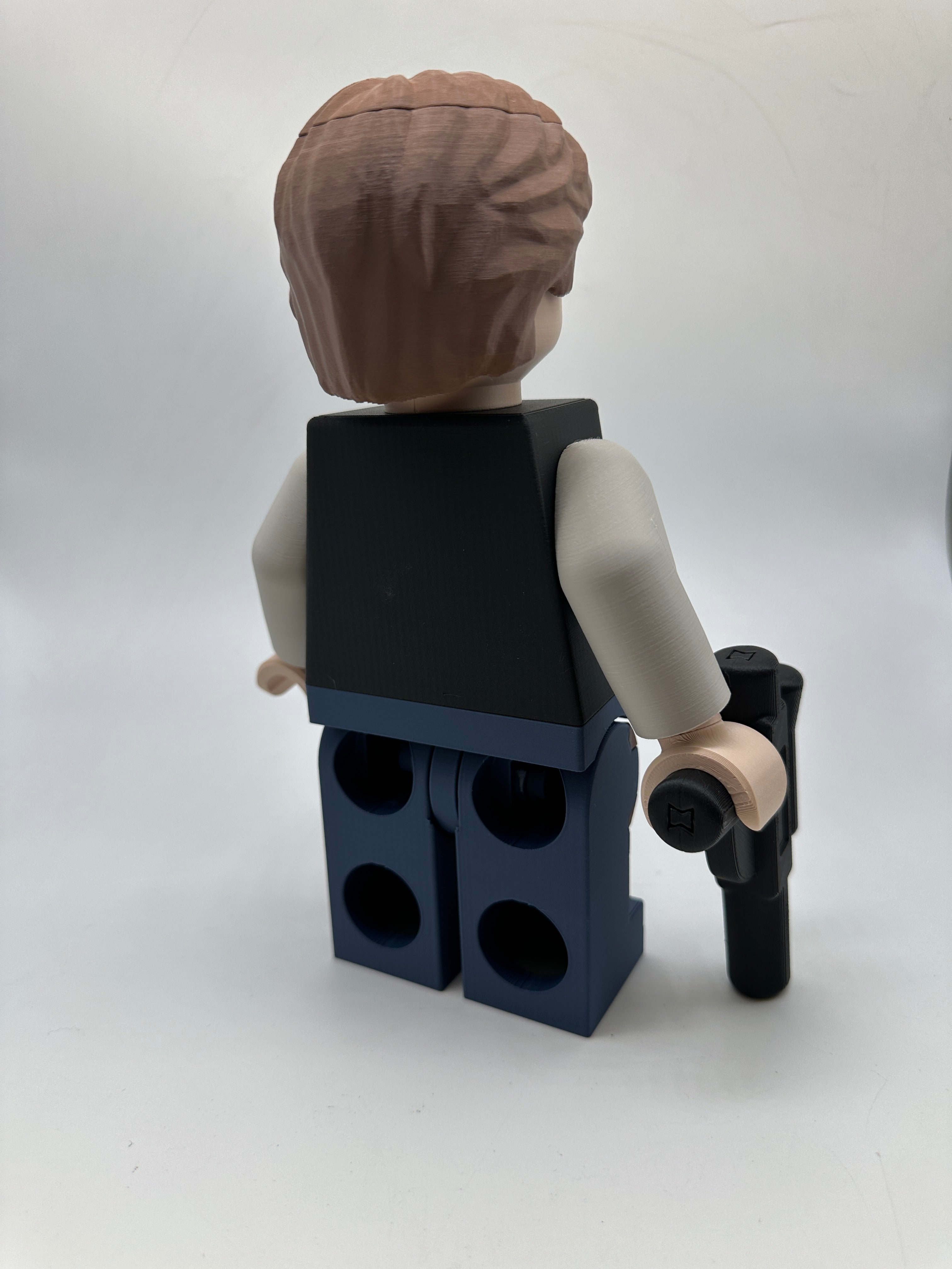 LEGO-inspired Star Wars Han Solo Display Figure Collectible