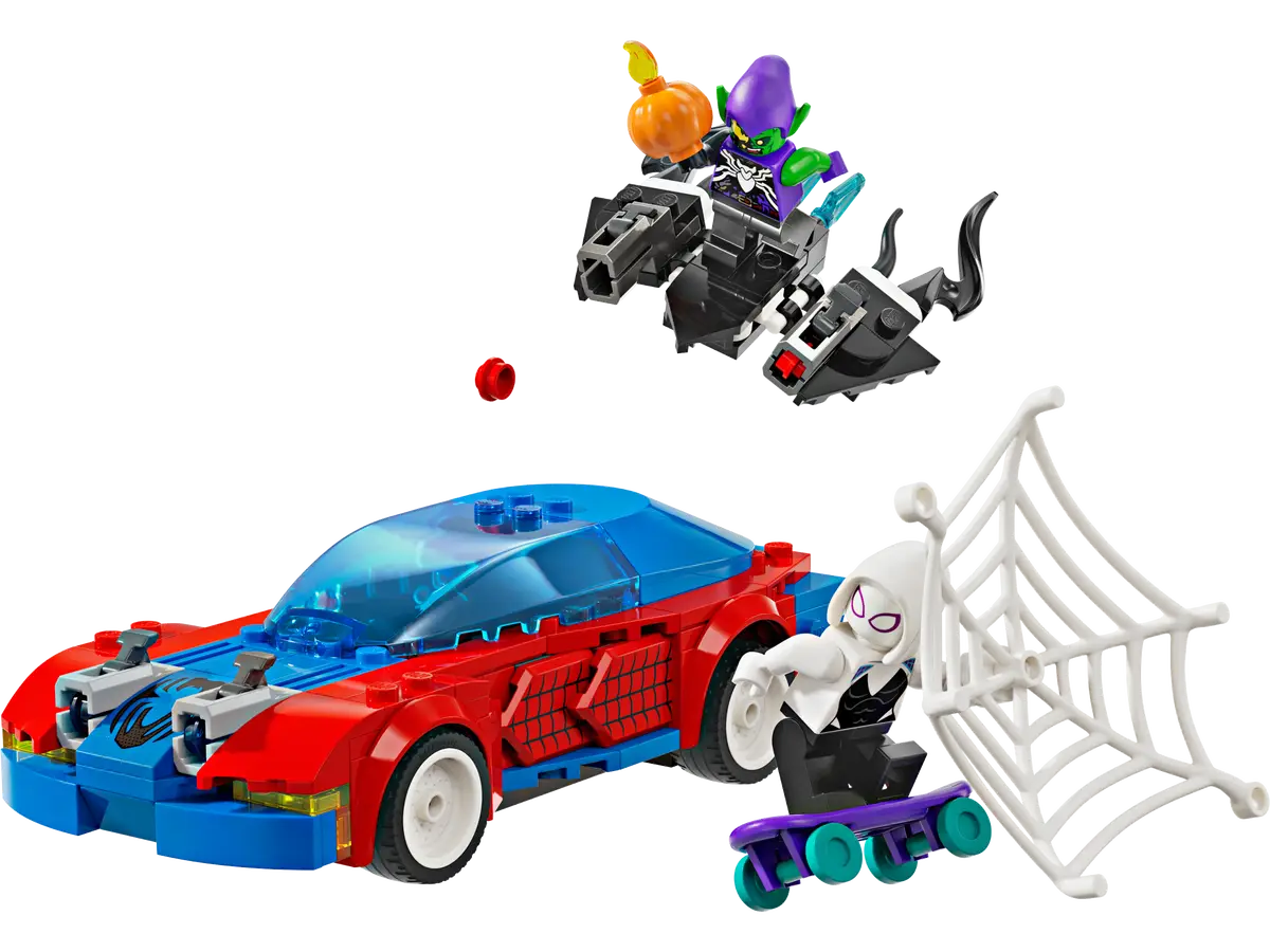 LEGO® Super Heroes 76279 Spider-Man Race Car & Venom Green Goblin Building Kit