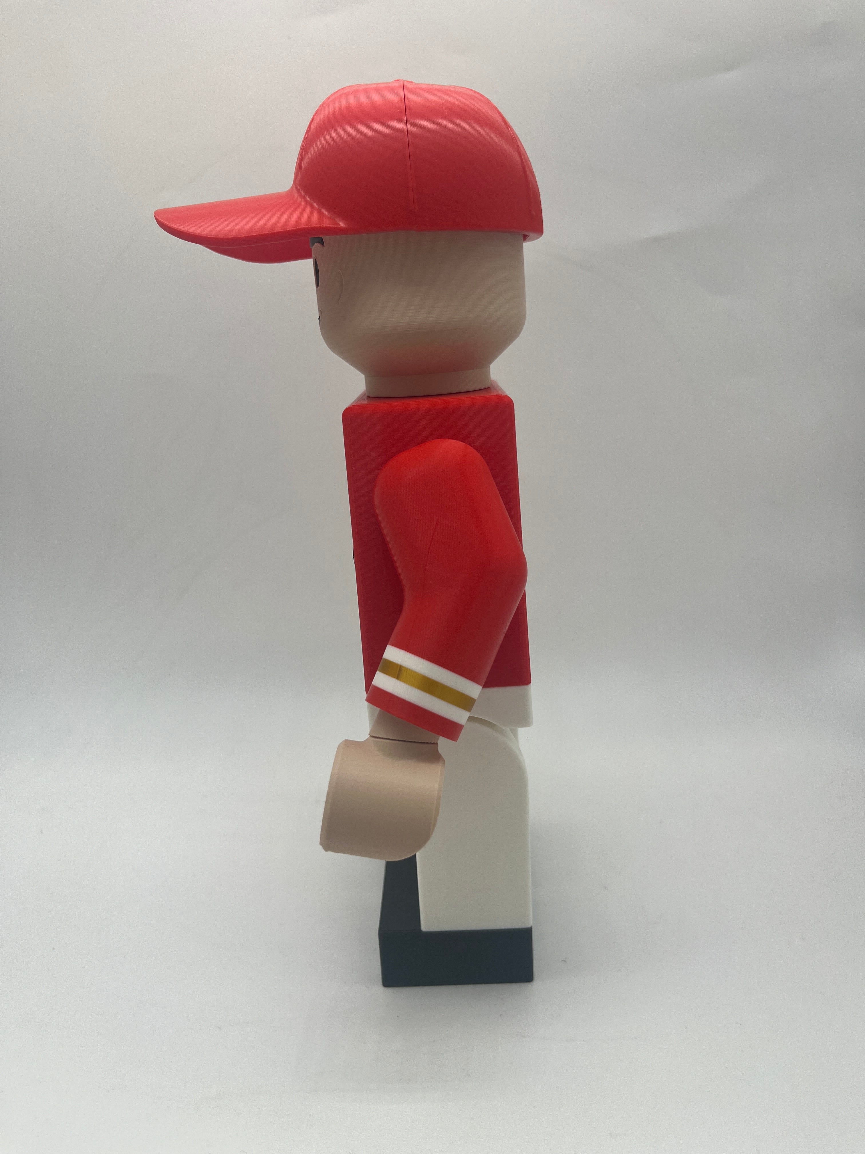 LEGO-inspired Kansas City Chiefs Display Figure Collectible