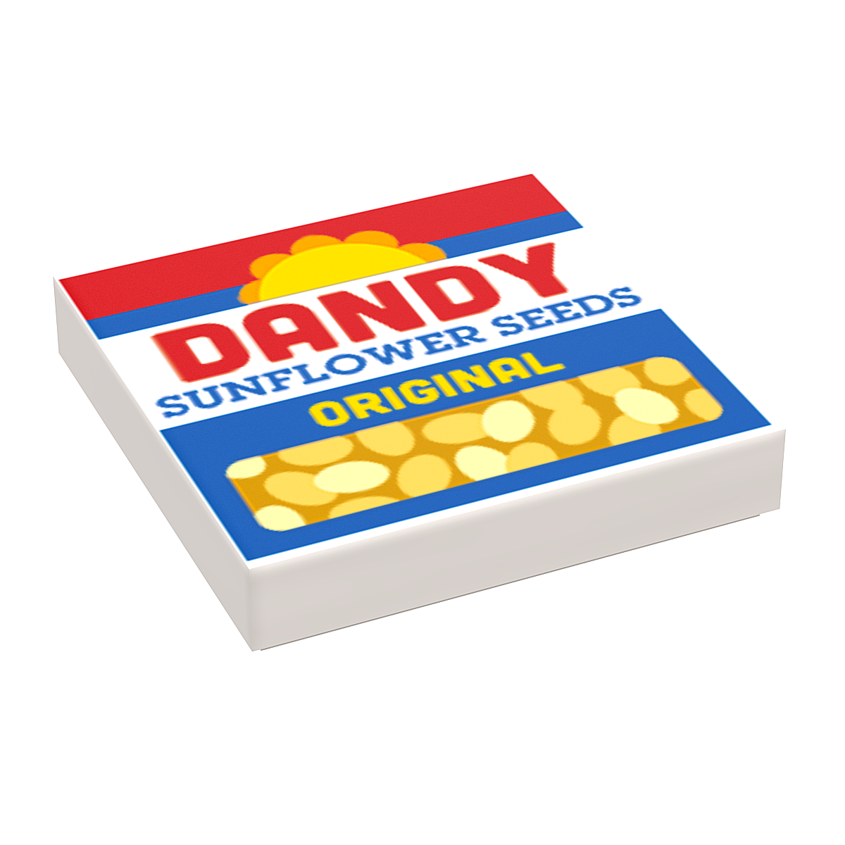 Dandy Sunflower Seeds made using LEGO parts
