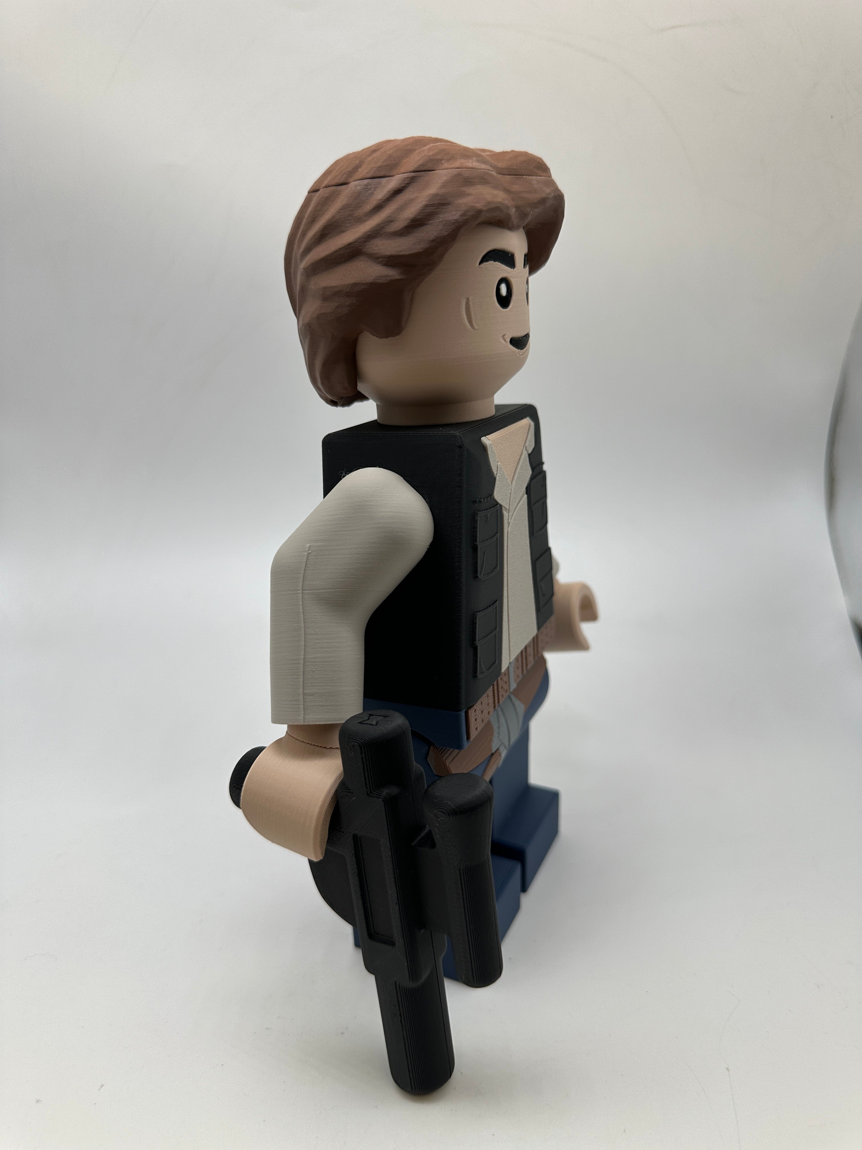 LEGO-inspired Star Wars Han Solo Display Figure Collectible