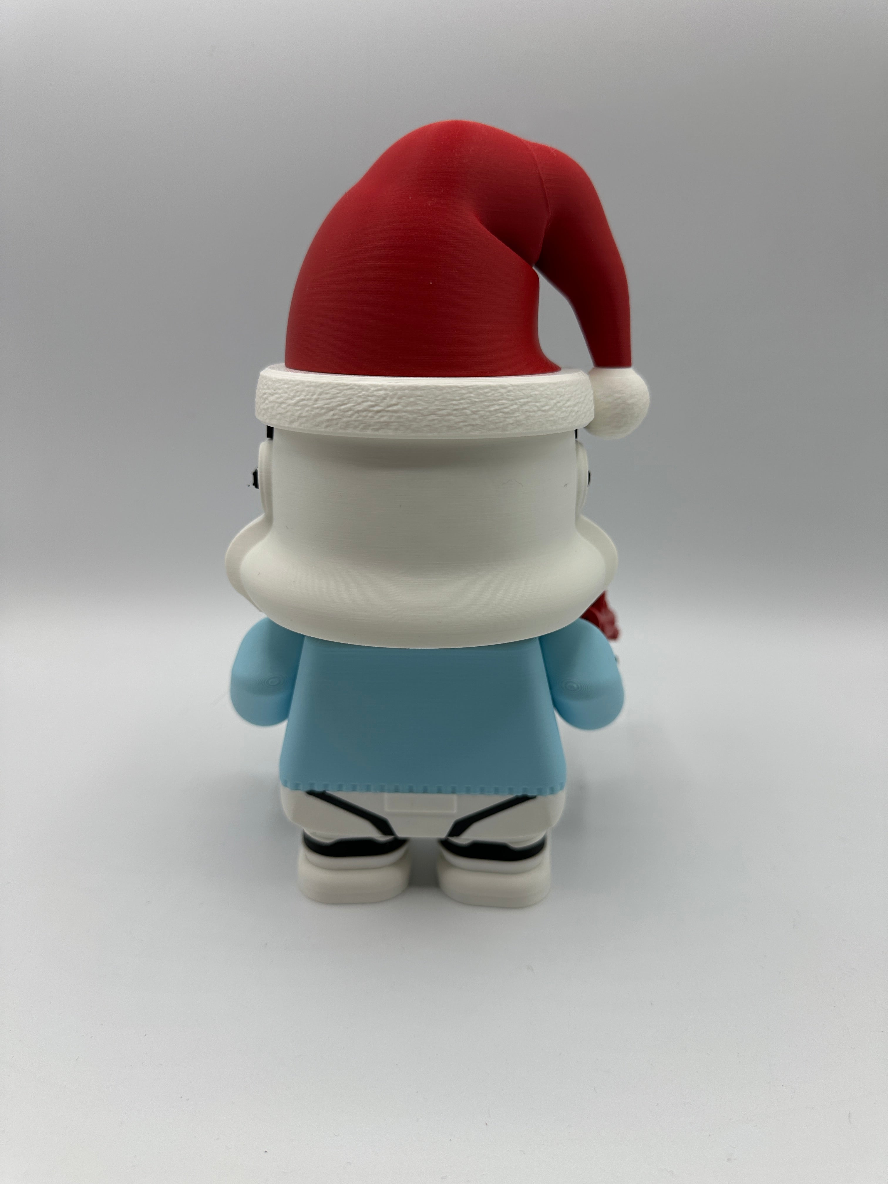 LEGO-inspired Holiday Star Wars Stormtrooper Medium Scale 6"- 8" Chunk Display Figure Collectible