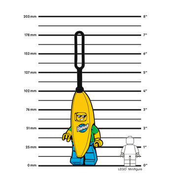 LEGO® Bag Tag Banana Guy – Backpack, Luggage, and Travel Accessory
