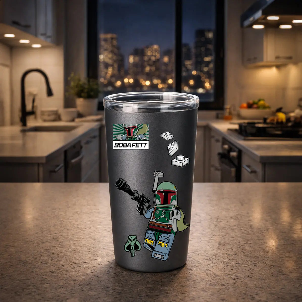 LEGO® Star Wars™ THE MANDALORIAN™ Sticker - Boba Fett™ (53778)