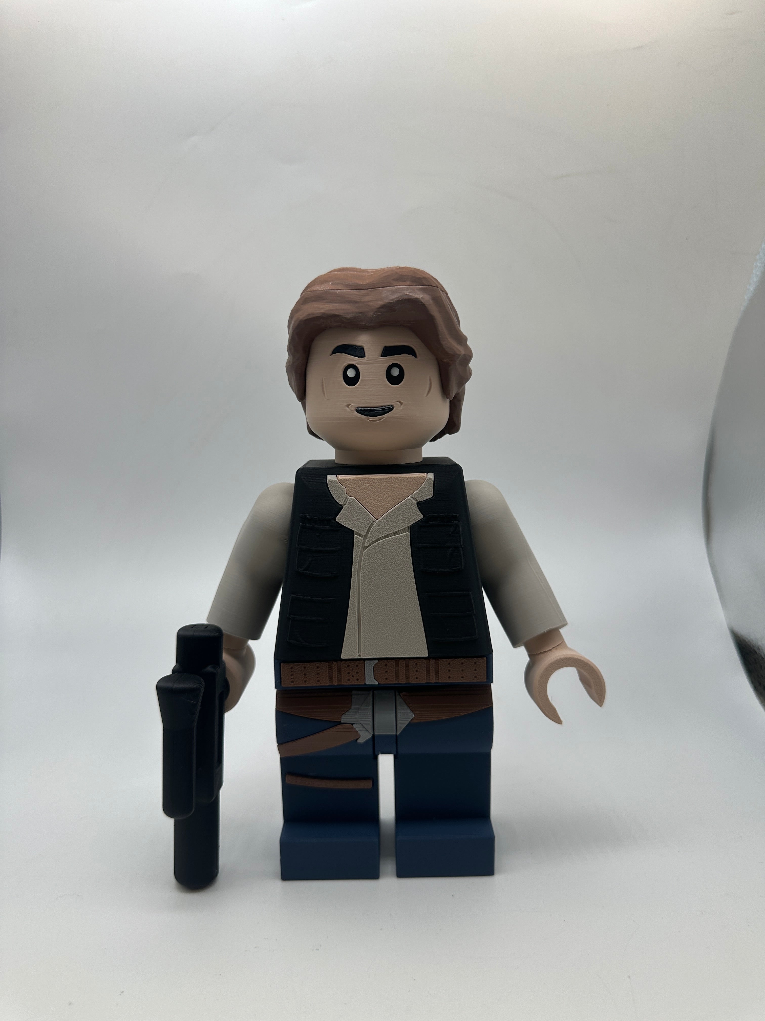 LEGO-inspired Star Wars Han Solo Display Figure Collectible