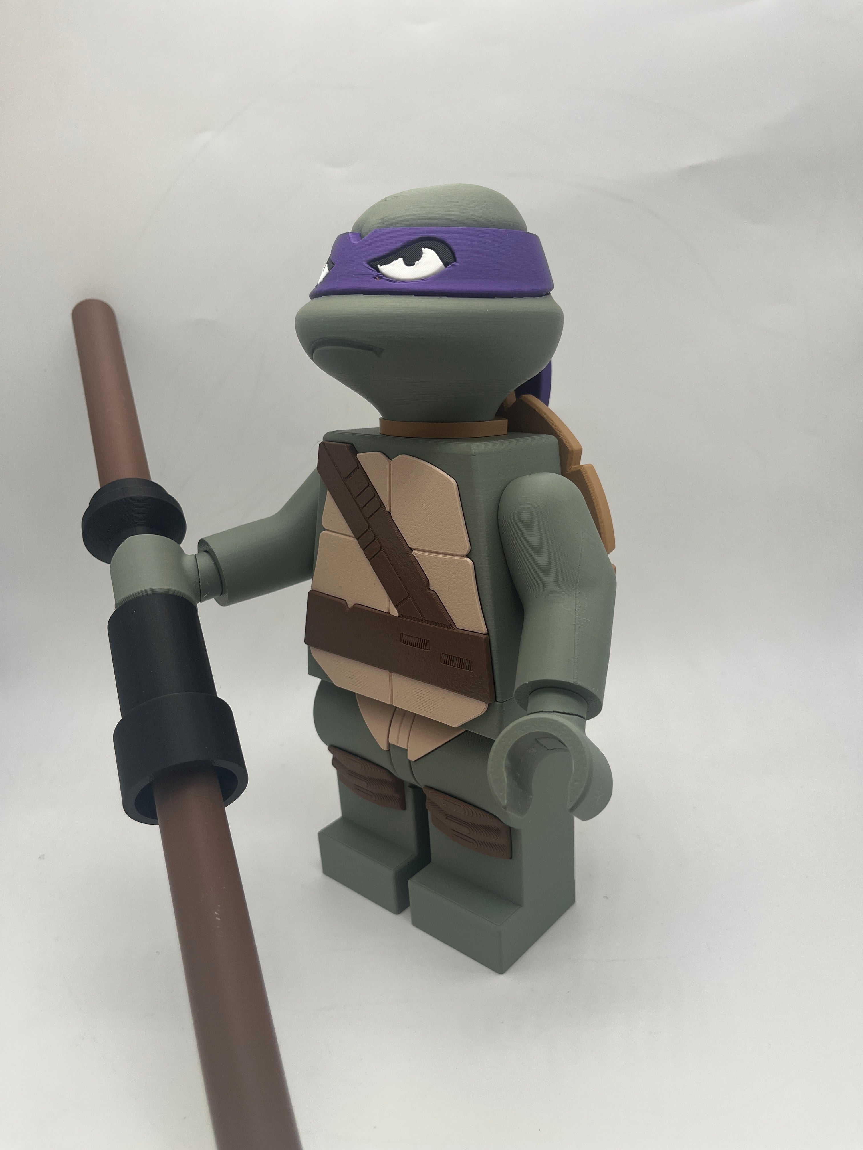 LEGO-inspired TMNT Donatello Display Figure Collectible