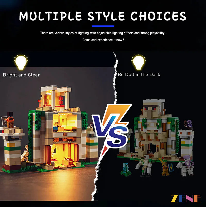 LEGO Light Kit for The Iron Golem Fortress 21250