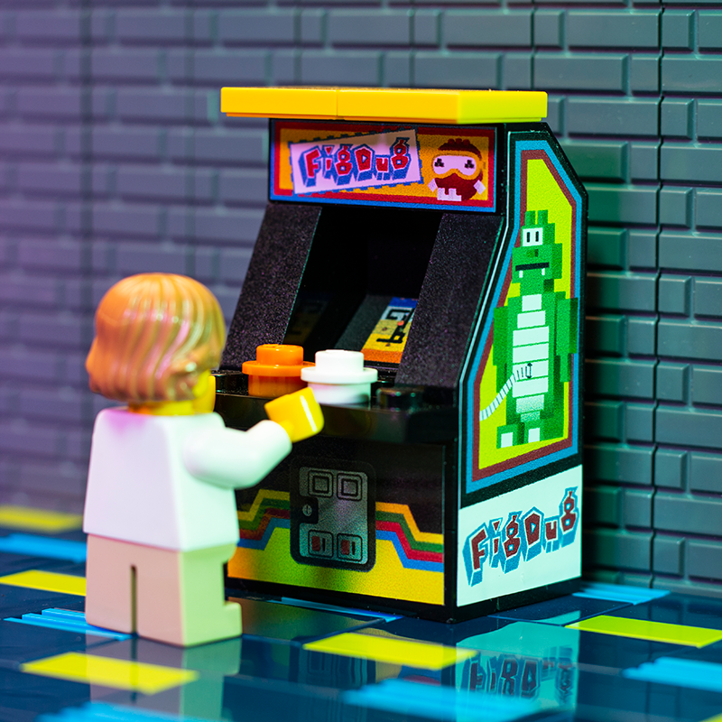 Brickshow Shop Fig Dug - B3 Customs Arcade Machine Building Kit