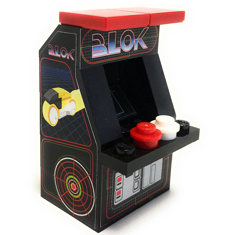 Brickshow Shop Custom BLOK (1982 Edition) Classic Arcade Machine Building Kit