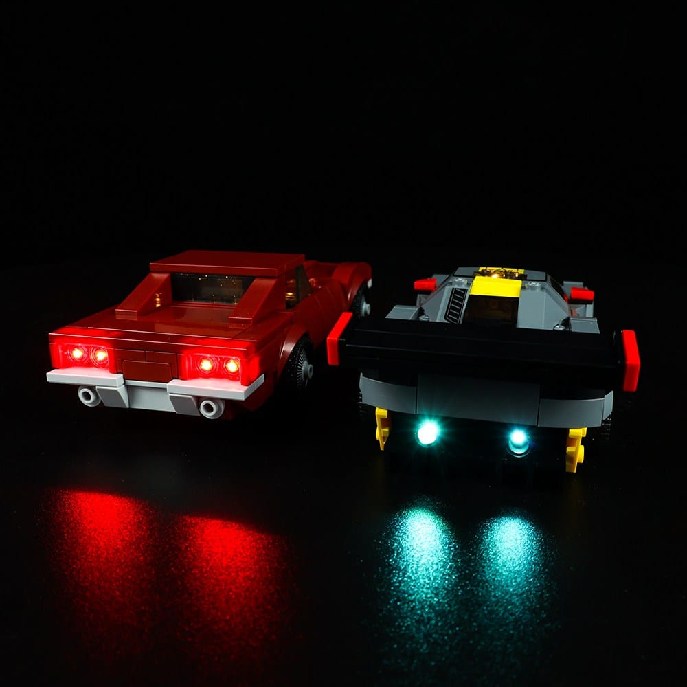 LEGO Light Kit for Chevrolet Corvette C8.R Race Car and 1968 Chevrolet Corvette 76903