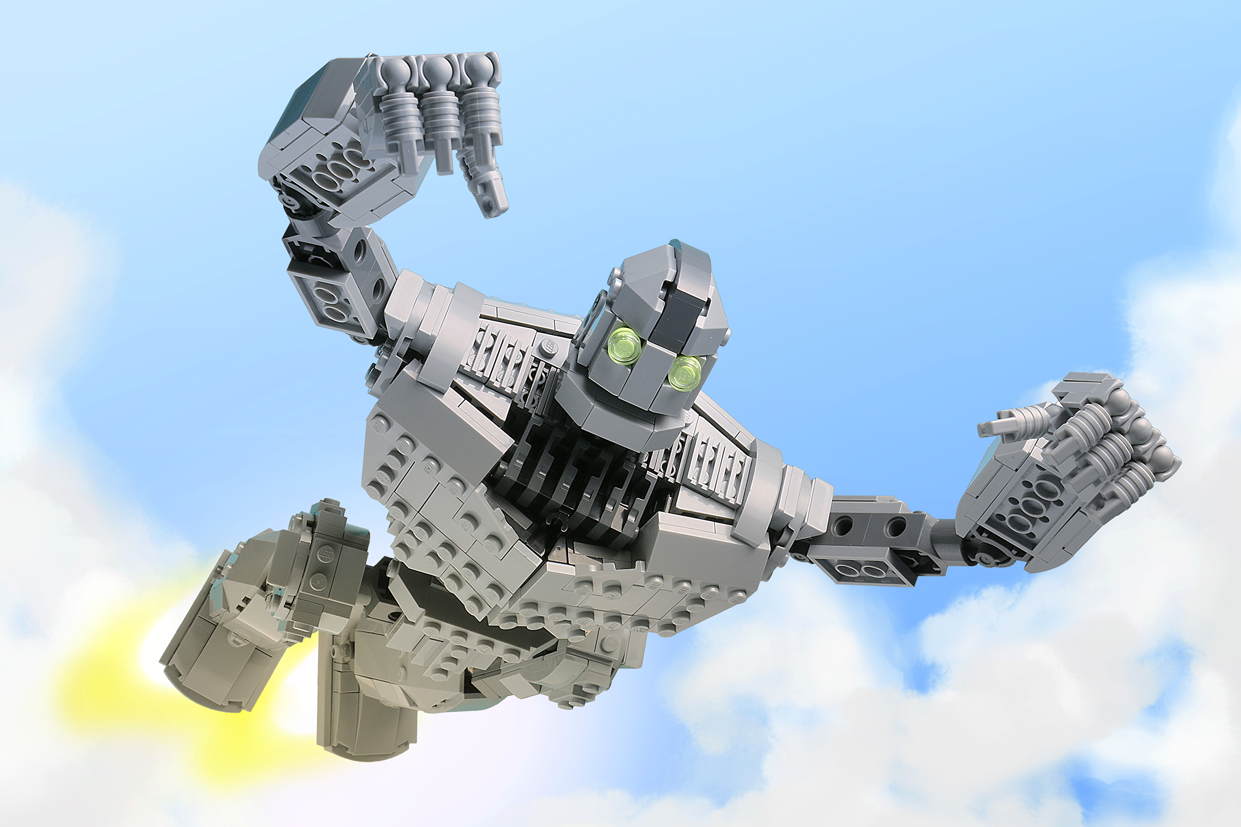 Iron Giant - Custom MOC made using LEGO parts