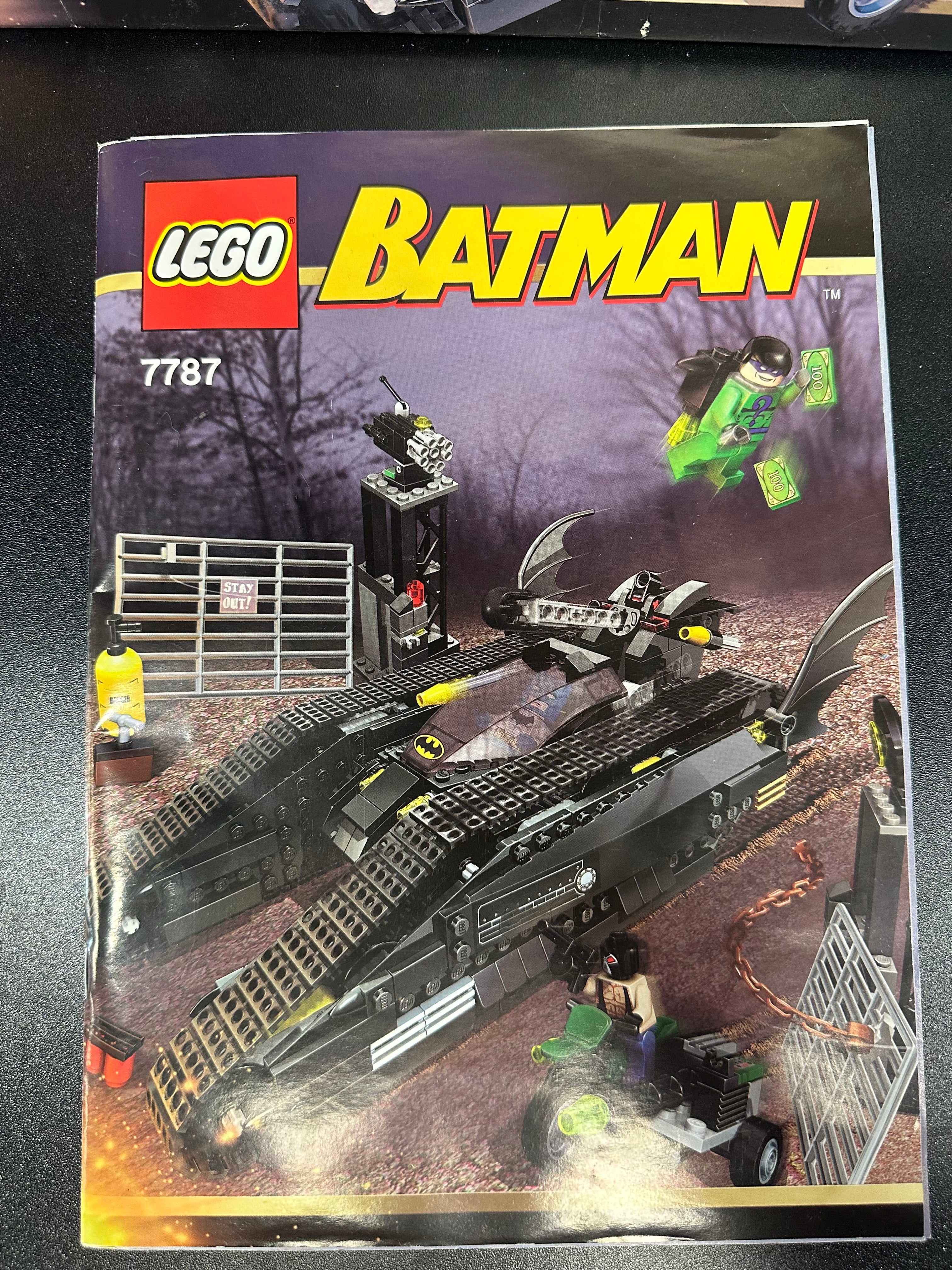 7787-1 LEGO BATMAN The Bat-Tank: The Riddler and Bane's Hideout BUV