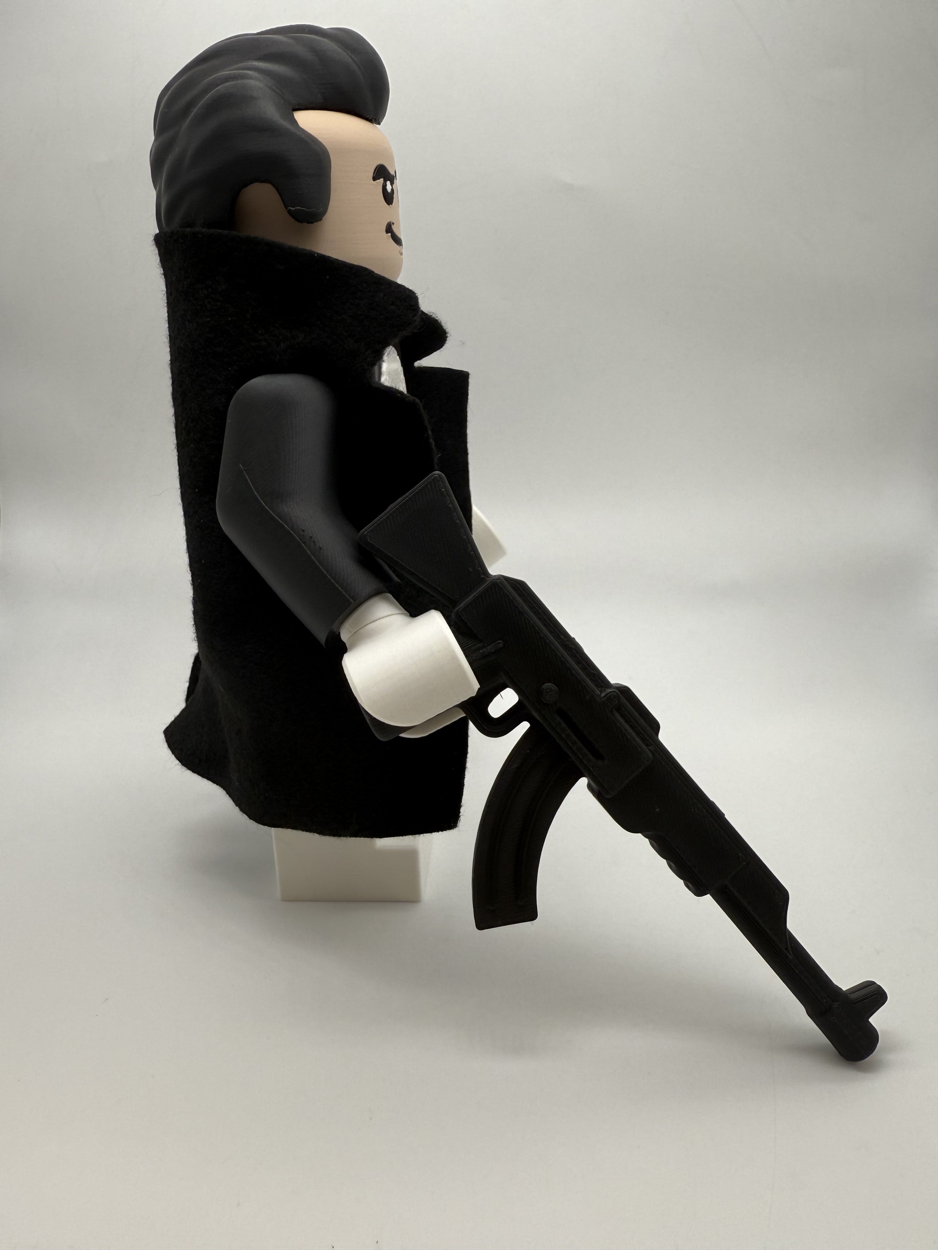 LEGO-inspired Marvel Punisher Display Figure Collectible
