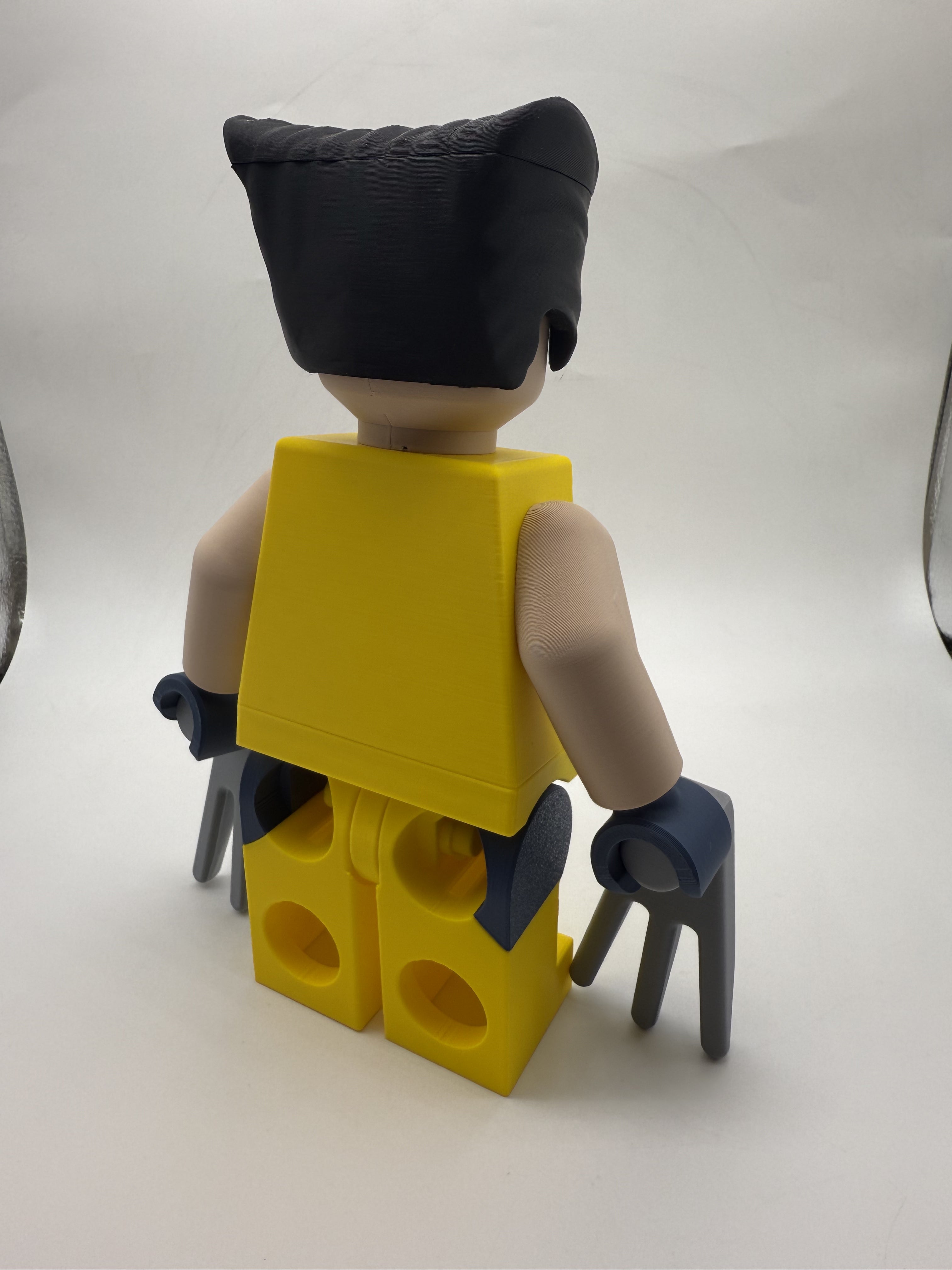 LEGO-inspired Marvel Wolverine Display Figure Collectible