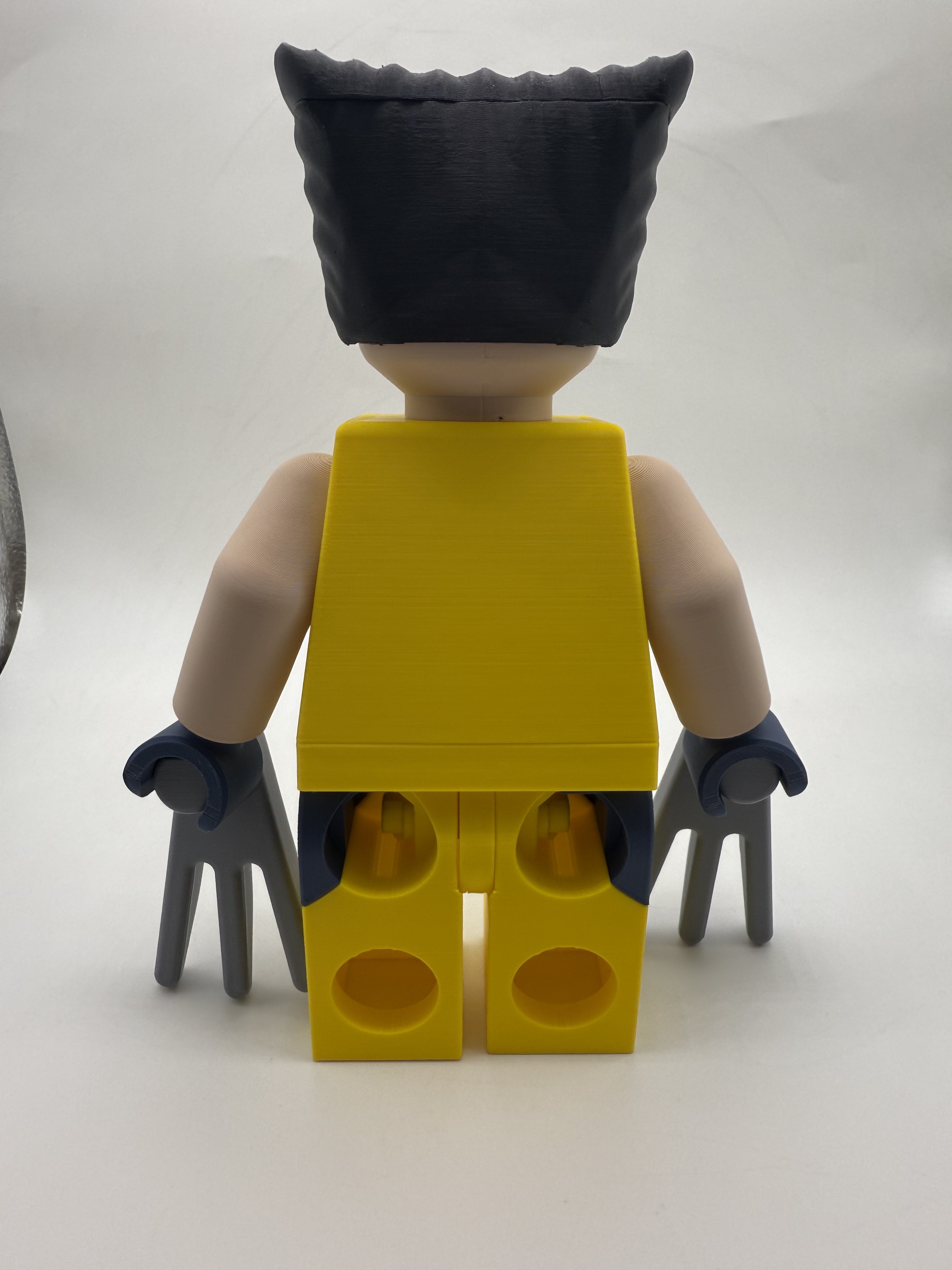 LEGO-inspired Marvel Wolverine Display Figure Collectible