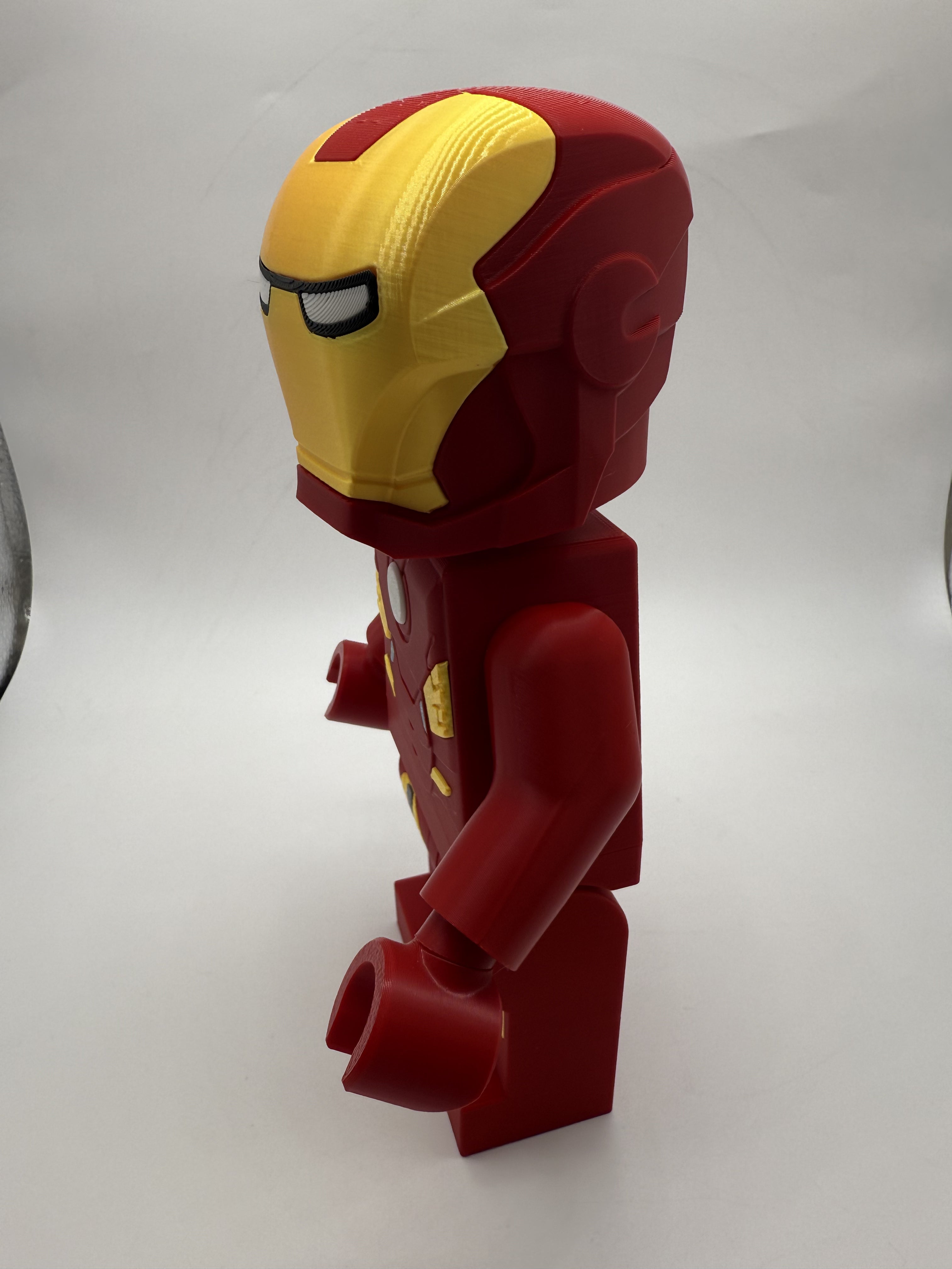 LEGO-inspired Marvel Ironman Display Figure Collectible