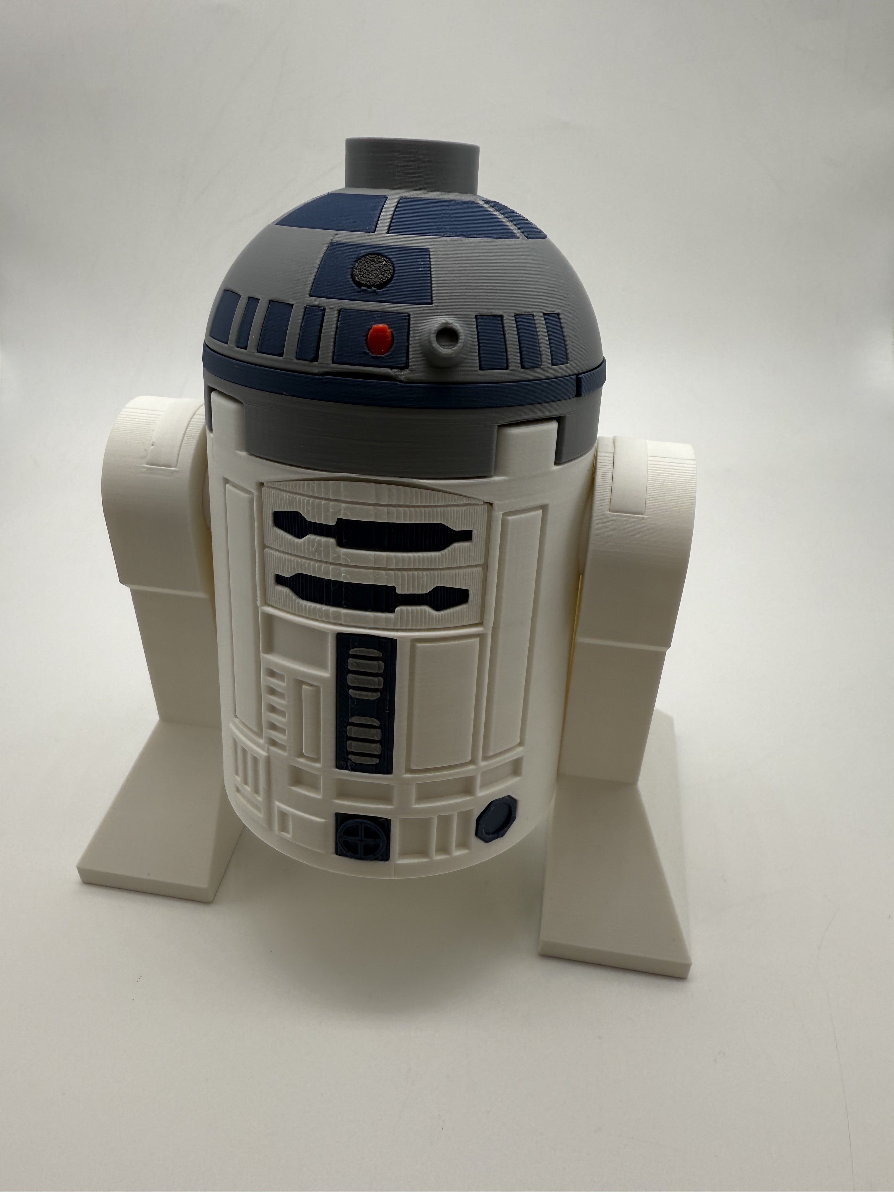 LEGO-inspired Star Wars R2-D2 Display Figure Collectible